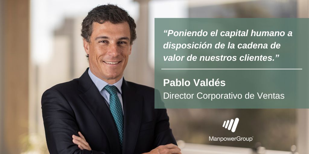 ManpowerGroup nombra a Pablo Valdés Director Corporativo de Ventas para España