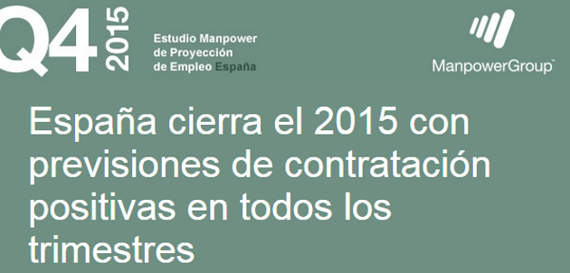 Los directivos españoles prevén seguir contratando en el cuarto trimestre de 2015