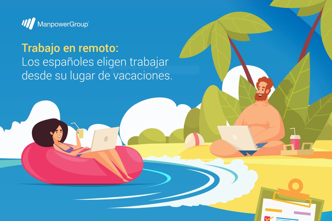 ¿Teletrabajar o no desde la playa? Los españoles lo tienen claro: prefieren conectarse desde su lugar de vacaciones