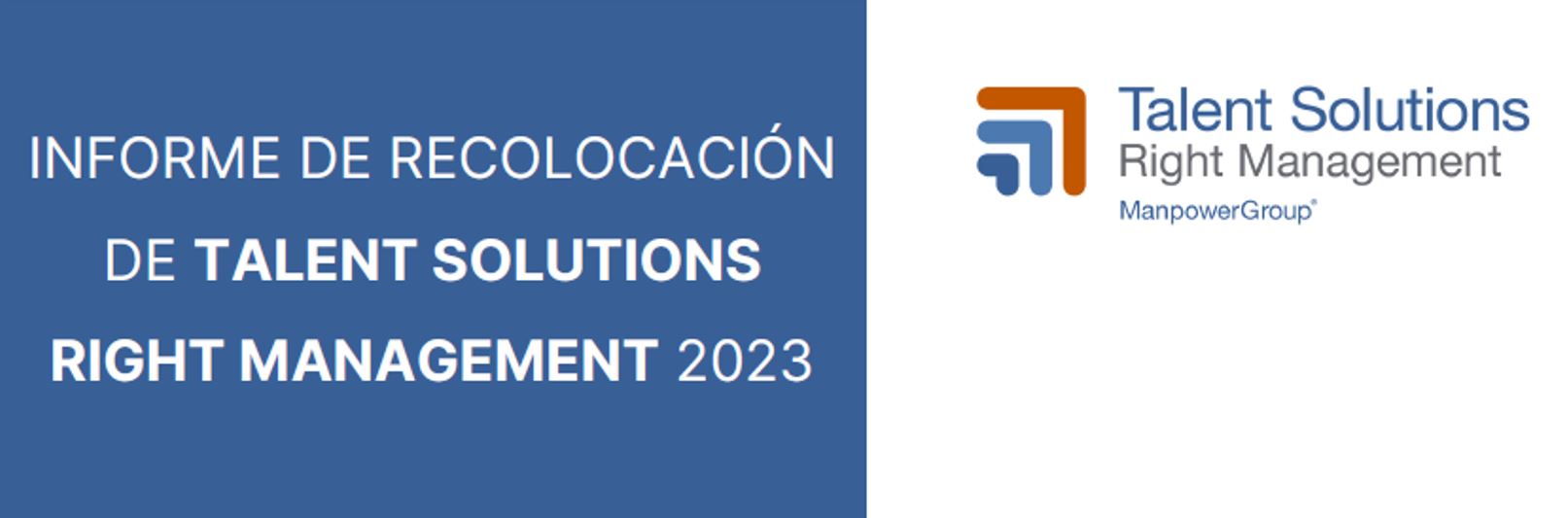 Informe de Recolocación 2023 de Talent Solutions