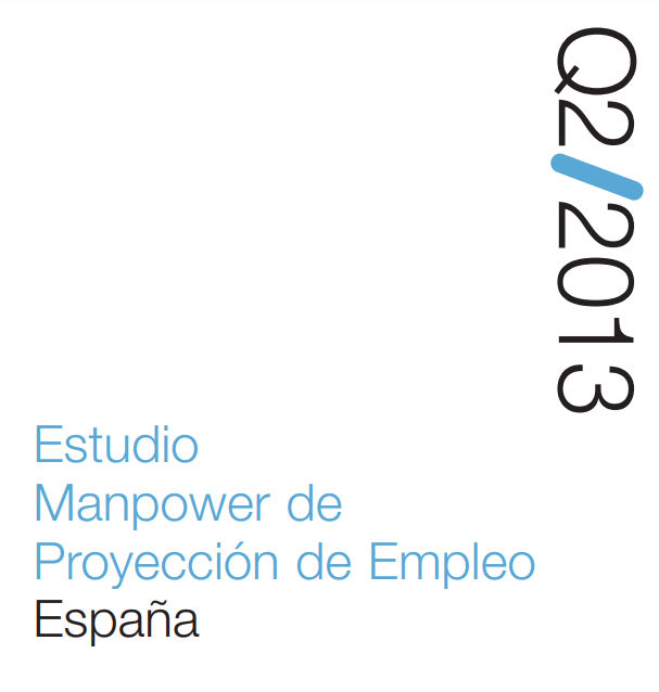 Estudio Manpower Proyección Empleo (segundo trimestre 2013)
